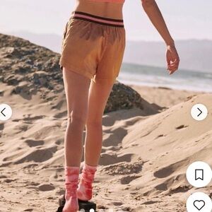 Free People Movement Satin Sporty Shorts